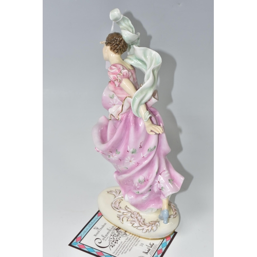 368 - A ROYAL DOULTON COLUMBINE FIGURINE, a prestige figurine modelled by Douglas Tootle, limited edition ... 