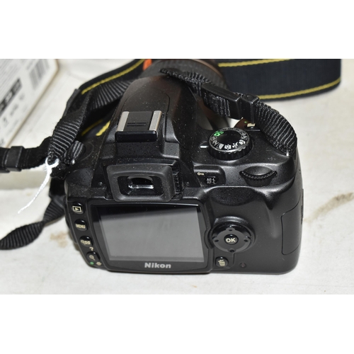 414 - A BOXED NIKON D40 KIT comprising a Nikon D40 digital camera fitted with an ED 18-55mm 1:3.5-6.6 lens... 