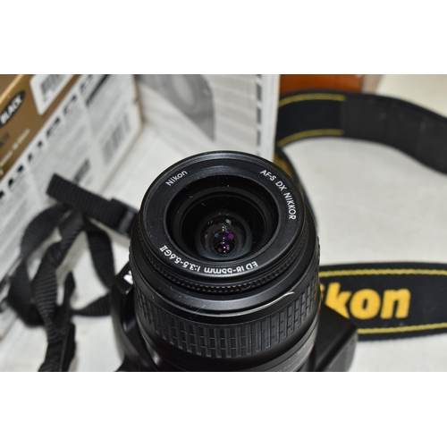 414 - A BOXED NIKON D40 KIT comprising a Nikon D40 digital camera fitted with an ED 18-55mm 1:3.5-6.6 lens... 