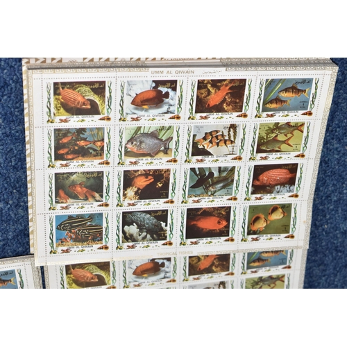 419 - FOUR BOXES OF 'CINDERELLA/LOCAL' STAMPS to include thousands of Nagaland, Dhufar, Ajman, and Bernera... 