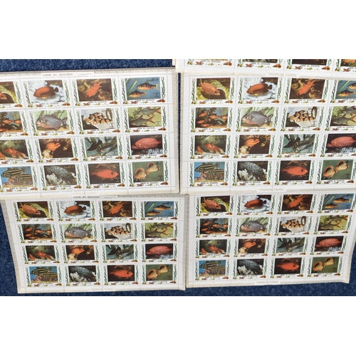 419 - FOUR BOXES OF 'CINDERELLA/LOCAL' STAMPS to include thousands of Nagaland, Dhufar, Ajman, and Bernera... 