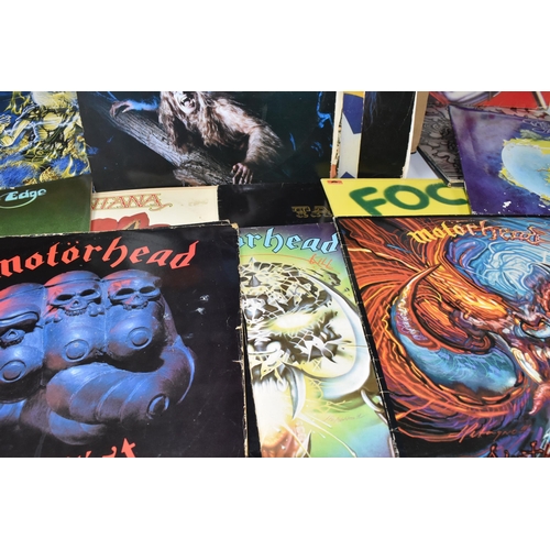 420 - A BOX OF APPROXIMATELY FORTY ROCK LPS to include Led Zeppelin's 'II' ( K40037), 'III' (2401002 - wit... 