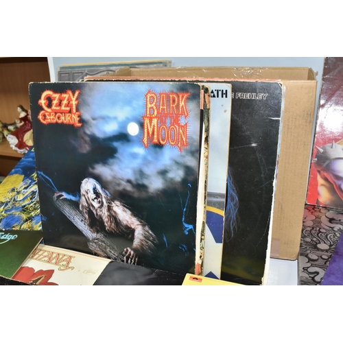 420 - A BOX OF APPROXIMATELY FORTY ROCK LPS to include Led Zeppelin's 'II' ( K40037), 'III' (2401002 - wit... 