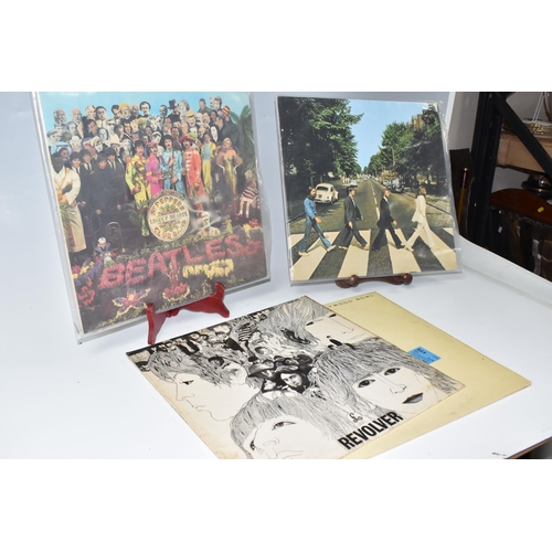 437 - A BOX OF THE BEATLES RECORDS, comprising The Beatles (White Album) SMO 2051, YEX 710, serial no 0320... 