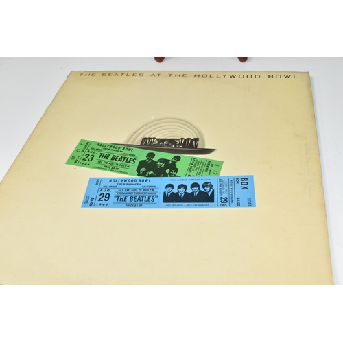 437 - A BOX OF THE BEATLES RECORDS, comprising The Beatles (White Album) SMO 2051, YEX 710, serial no 0320... 