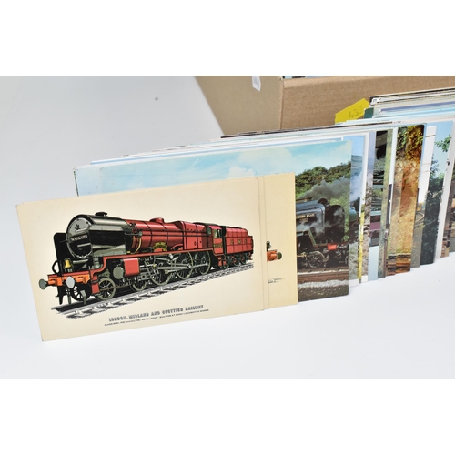 439 - A QUANTITY OF ASSORTED BLACK & WHITE RAILWAY PHOTOGRAPHS, many are postcard size photos of B.R. era ... 