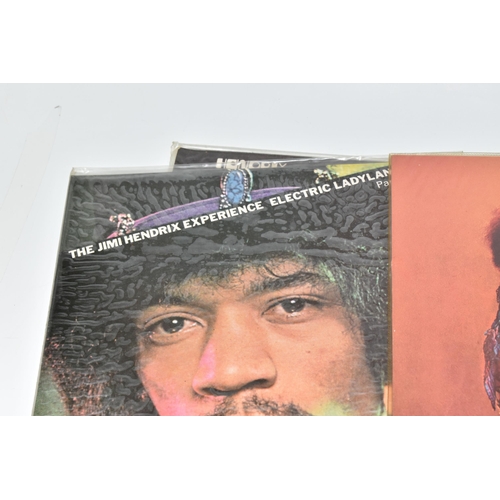 454 - A BOX OF JIMI HENDRIX RECORDS, LPs comprising Are You Experienced/Axis: Bold As Love Polydor Select ... 