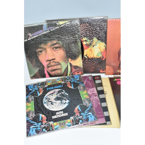 454 - A BOX OF JIMI HENDRIX RECORDS, LPs comprising Are You Experienced/Axis: Bold As Love Polydor Select ... 