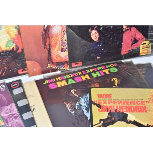 454 - A BOX OF JIMI HENDRIX RECORDS, LPs comprising Are You Experienced/Axis: Bold As Love Polydor Select ... 