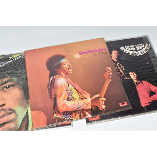 454 - A BOX OF JIMI HENDRIX RECORDS, LPs comprising Are You Experienced/Axis: Bold As Love Polydor Select ... 