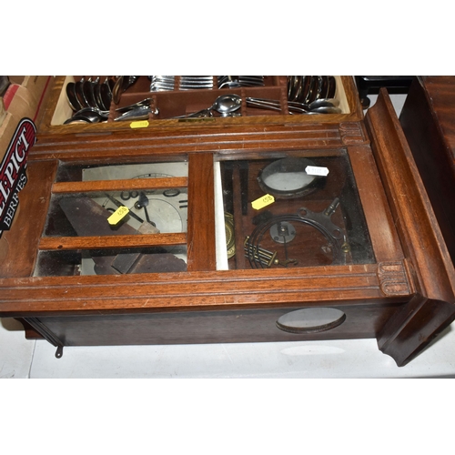 458 - A GLAZED WOODEN CASED SET OF STANTON INSTRUMENTS ANALYTICAL BALANCE SCALES, Model No. C.B.3, not tes... 