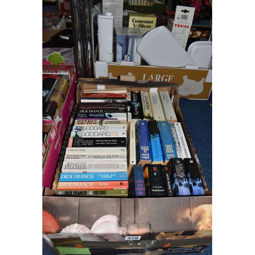 478 - SIX BOXES OF BOOKS, subjects include Mary Berry cookery books, books about art and how to draw and p... 