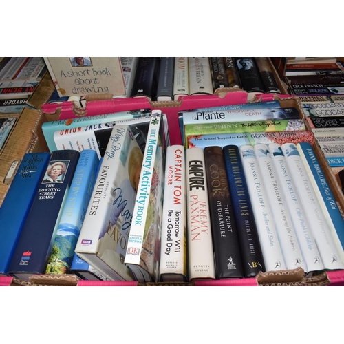 478 - SIX BOXES OF BOOKS, subjects include Mary Berry cookery books, books about art and how to draw and p... 