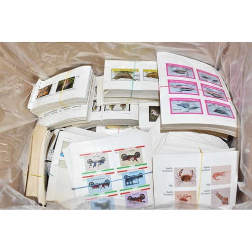 490 - FOUR BOXES OF 'CINDERELLA' AND 'LOCALS' STAMPS to include thousands of Bernera Islands, Scotland, Ey... 