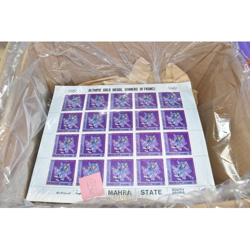 490 - FOUR BOXES OF 'CINDERELLA' AND 'LOCALS' STAMPS to include thousands of Bernera Islands, Scotland, Ey... 