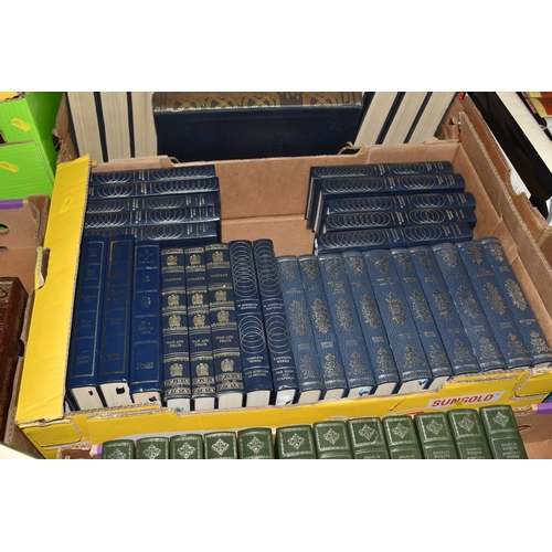 507 - NINE BOXES OF BOOKS, to include over four hundred and fifty hardback books, traditional novels in fa... 