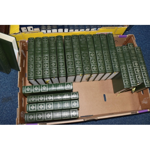 507 - NINE BOXES OF BOOKS, to include over four hundred and fifty hardback books, traditional novels in fa... 