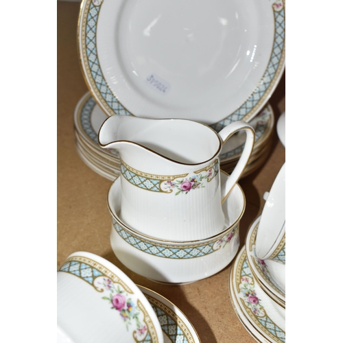 555 - A PARAGON 'BURFORD' TEA SET comprising six teacups, six saucers, six side plates, six cake plates, a... 