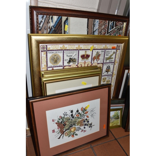 575 - A QUANTITY OF PICTURES AND PRINTS ETC, to include two signed Margaret B. Mayor artist proof prints, ... 