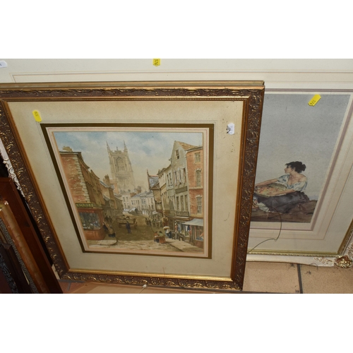 576 - A SMALL QUANTITY OF PICTURES AND PRINTS, to include a William Russell Flint limited edition print fo... 