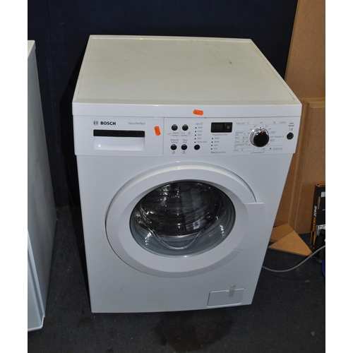 1088 - A BOSCH WAQ283S1GB WASHING MACHINE width 60cm, depth 60cm, height 85cm (PAT pass, powers up but not ... 