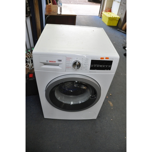 1094 - A BOSCH WVG30462GB WASHER DRYER 7kg and 4kg capacity, width 60cm depth 64cm height 85cm (PAT pass, s... 