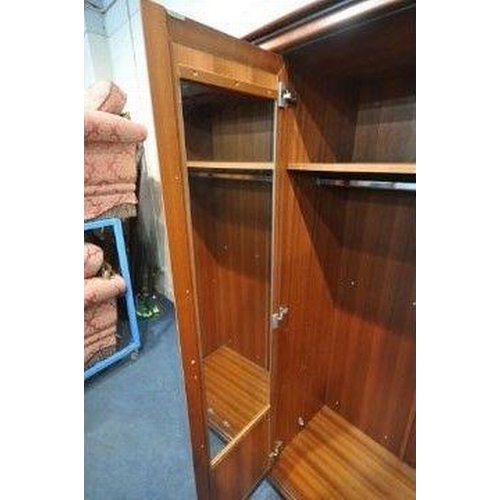 1200 - A STAG FOUR PIECE BEDROOM SUITE, comprising a triple door wardrobe, width 147cm x depth 60cm x heigh... 