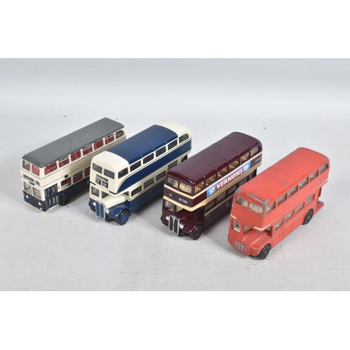 3 - A QUANTITY OF UNBOXED AND AND ASSORTED DINKY AND CORGI TOYS BUS AND COACH MODELS, to include Corgi T... 