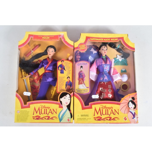 31 - A COLLECTION OF BOXED MATTEL DISNEY'S MULAN COLLECTIBLE DOLLS AND ACCESSORIES, to include a Secret H... 