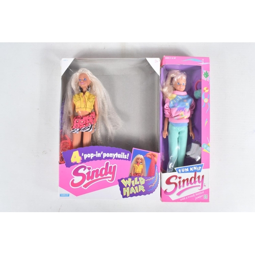 32 - SIX BOXED COLLECTIBLE SINDY DOLLS, to include a The Entertainer Value Pack 'Party Time' Sindy, a Viv... 