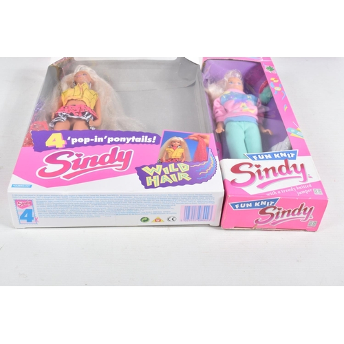 32 - SIX BOXED COLLECTIBLE SINDY DOLLS, to include a The Entertainer Value Pack 'Party Time' Sindy, a Viv... 