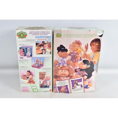 38 - A COLLECTION OF BOXED MATTEL CABBAGE PATCH KIDS DOLLS, to include two Holiday Babys no. 17605, Styli... 