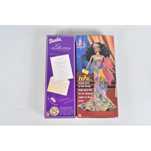 40 - SIX BOXED MATTEL BARBIE DOLLS AND ACCESSORIES, to include a Special Edition Holiday Season Barbie no... 