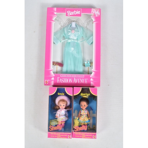 40 - SIX BOXED MATTEL BARBIE DOLLS AND ACCESSORIES, to include a Special Edition Holiday Season Barbie no... 