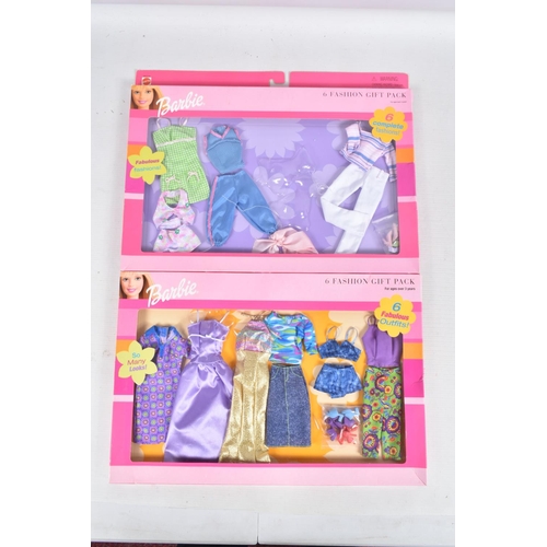 40 - SIX BOXED MATTEL BARBIE DOLLS AND ACCESSORIES, to include a Special Edition Holiday Season Barbie no... 