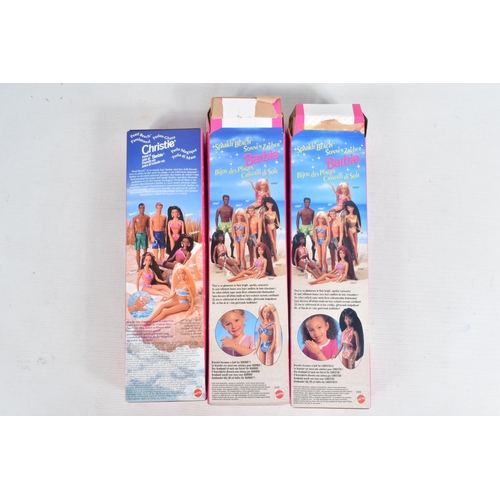 41 - EIGHT BOXED MATTEL BARBIE DOLLS, to include a Shaving Fun Ken Doll, the box has been opened and some... 