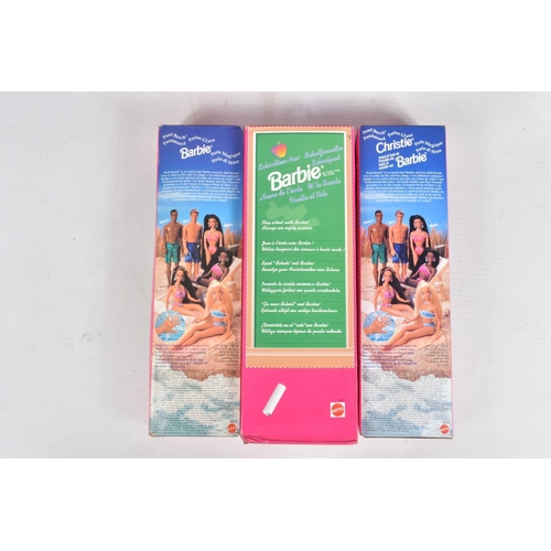 43 - EIGHT BOXED COLLECTIBLE BOXED DOLL FIGURES, to include four Mattel Barbie Dolls, a Schooltime Fun Ba... 