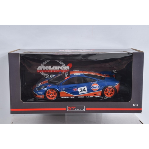 45 - FOUR BOXED 1:18 SCALE DIECAST MODEL SPORTS CARS, to include a Solido Liberty Walk LB Works Type II N... 