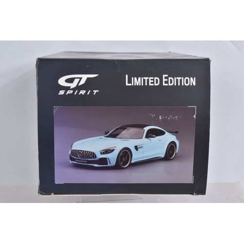 47 - TWO BOXED LIMITED EDITION 1:18 SCALE GT SPIRIT DIECAST MODEL CARS, to include a Mercedes  AMG GTR in... 