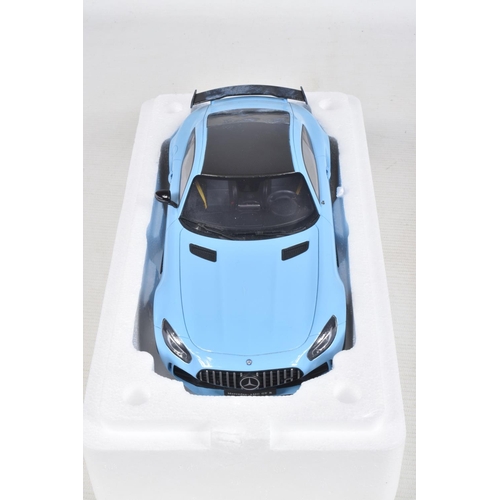 47 - TWO BOXED LIMITED EDITION 1:18 SCALE GT SPIRIT DIECAST MODEL CARS, to include a Mercedes  AMG GTR in... 