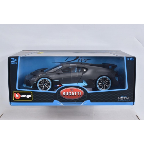 48 - THREE BOXED DIECAST MODEL 1;18 SCALE SPORTS CARS, to include a Mondo Racing Pagani Zonda Cinque  in ... 