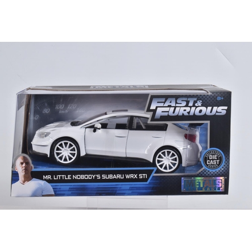 51 - SIX BOXED DIECAST MODEL CARS FROM BACK TO THE FUTURE AND FAST & FURIOUS, to include a 1:24 scale Wel... 