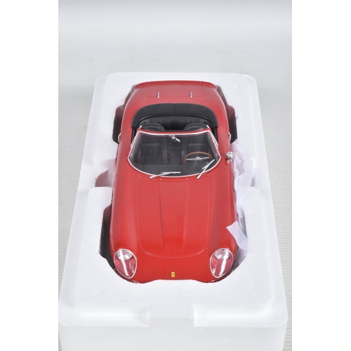 53 - THREE BOXED 1:18 SCALE DIECAST MODEL SPORTS CARS, to include a KK Ferrari 275 GTB/4 NART Spyder '67 ... 