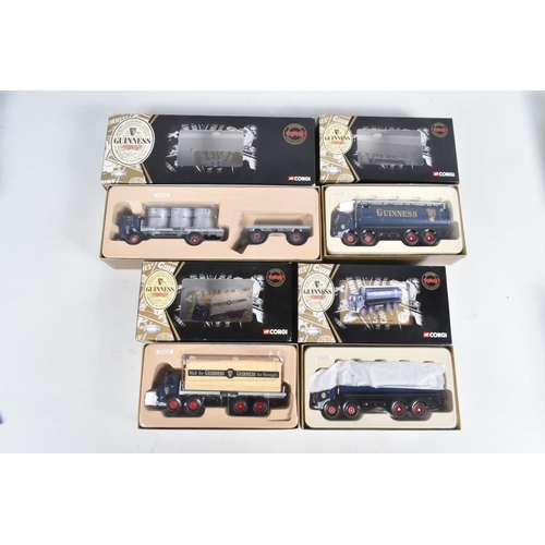 6 - SEVEN BOXED LIMITED EDITION CORGI DIECAST COMMERCIAL TRANSPORT 'GUINNESS' MODELS, to include two AEC... 