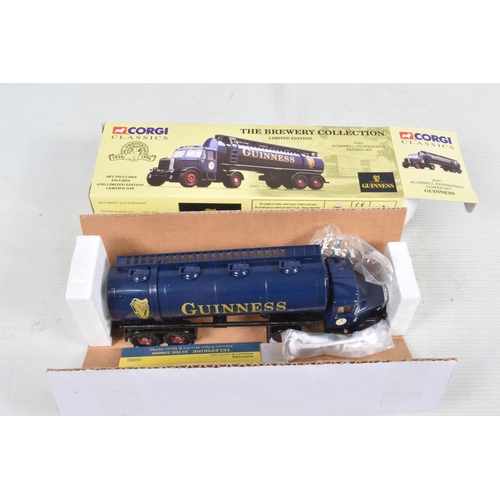 6 - SEVEN BOXED LIMITED EDITION CORGI DIECAST COMMERCIAL TRANSPORT 'GUINNESS' MODELS, to include two AEC... 