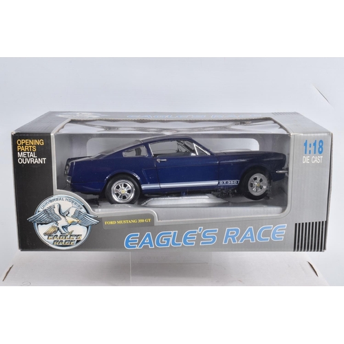 60 - A COLLECTION OF BOXED AND UNBOXED DIECAST MODEL AMERICAN MUSCLE CARS, to include 4 unboxed models, a... 