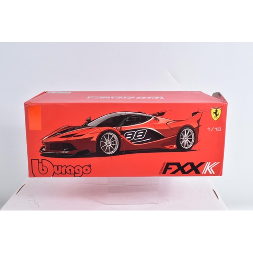 67 - A COLLECTION OF BOXED AND UNBOXED DIECAST MODEL FERRARIS, to include six unboxed models, a Bburago 1... 