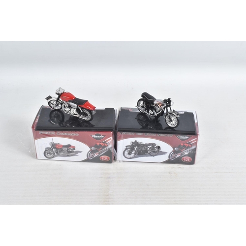 68 - A COLLECTION OF BOXED AND UNBOXED DIECAST AND PLASTIC MODEL VEHICLES, to include motorbikes, cars, t... 