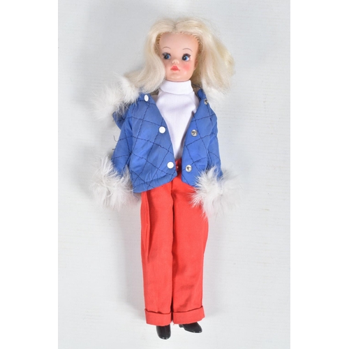 84 - AN UNBOXED PEDIGREE PATCH DOLL, head marked 'Made in England', body marked 'Made in Hong Kong', wear... 