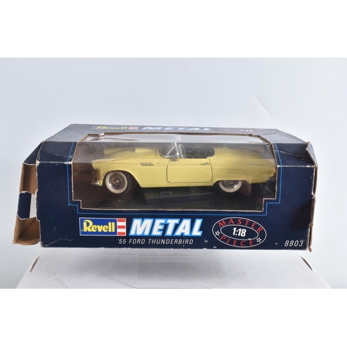 90 - A COLLECTION OF BOXED AND UNBOXED 1:18 SCALE DIECAST MODEL  VEHICLES, to include 4 unboxed models, a... 